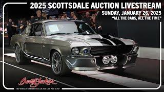 Sunday "All the cars, All the time" Auction Livestream Replay - JAN 26, 2025 SCOTTSDALE AUCTION