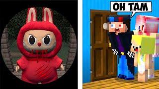 НЕ ОТКРЫВАЙ ДВЕРЬ СТРАШНОМУ ЛАБУБУ В МАЙНКРАФТ! ШЕДИ ЛЕСКА И НУБИК MINECRAFT