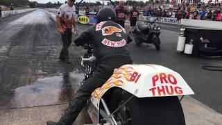 NITRO HARLEY THUG makes FAST PASS on Nitro Harley Top Fuel Motorcycle!!!