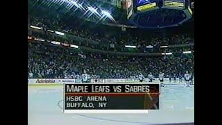 Buffalo Sabres vs. Toronto Maple Leafs (December 21, 2001)