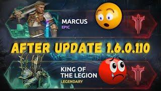 After UPDATE || Marcus is BACK now || Full detail comparision ! KOTL Nerf? || Shadow Fight 4 Arena