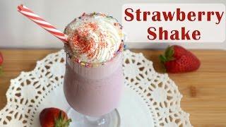 Strawberry Milk Shake Recipe by Veggie Recipe House