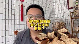 老树新会陈皮怎么样才叫老树？年份要10年以上，果相对较小