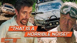 Richard Hammond Causes Chaos on the "Worst Road in the World" | The Grand Tour