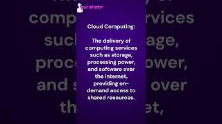 What is Cloud Computing?