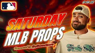 MLB Player Props Today 6/14/2025 | FREE MLB Best Bets, Predictions, and Player Props!