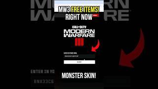 You Can Get Free Items On MW3!