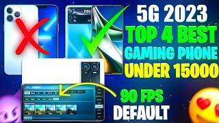 Top 4 Best Gaming Phone Under 15,000 in 2023 | Default 60 FPS Gaming Phone For BGMI/PUBG Under 15k