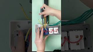 #electrician #switch and socket wiring #learn electrical knowledge from scratch