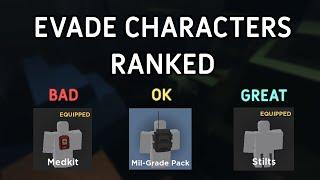 Every Evade Character Ranked From Worst to Best | Evade | Roblox