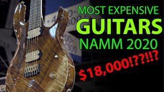 The MOST EXPENSIVE Guitars At NAMM 2020