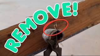 how to remove old nails