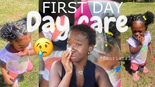 GRWM | DAUGHTERS FIRST DAY OF DAYCARE  & this happened.. *emotional￼*