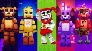 FNAF Minecraft Circus Baby x Freddy x Chica x Bonnie x Foxy | Bemax Mix