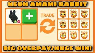 OMG I STILL CAN’T BELIEVE I GOT THIS TRADE!! 8 OFFERS FOR NEON AMAMI RABBIT in Rich Servers