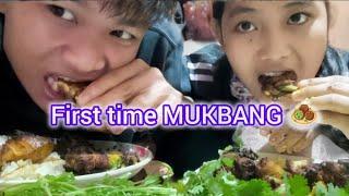 MUKBANG//,FRIED CHICKEN// spicy beef &potato curry &white rice ‎@ziruthangjalammukbang1802 