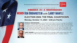 Ron Brownstein with Larry Mantle | America at a Crossroads