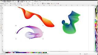 CORELDRAW (8) Абстрактные линии / Abstract lines (shapes) tutorial