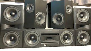 Triad Gold/Bronze Home Theater Speakers - OfferUp $300 - MSRP ~ $5,500