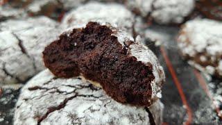 Fudgy And Chewy CHOCOLATE CRINKLES ... Easy Recipe!