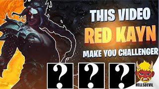 WILD RIFT | THIS RED KAYN VIDEO WILL MAKE YOU CHALLENGER | Challenger Kayn Gameplay | Guide & Build