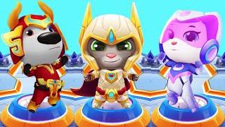 Talking Tom Hero Dash | Dragon Hank vs Platinum Tom vs Lunar Angela | iPhone Games