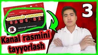 ENG OSON VA CHİROYLİ YOUTUBE KANAL RASMİ YASASH (Youtube Darslik Vedio)