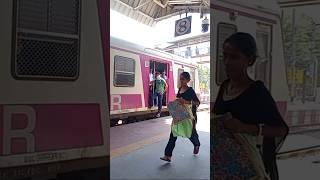 Indian local train entering Railway Station । Indian railways New ICF coach #shorts #indiantrain