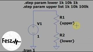 LTspice tutorial - EP3 .param and .step directives