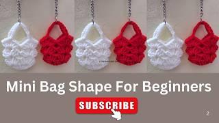 EASY Mini Crochet Bag Keychain Tutorial | Perfect for Gifting! #diy