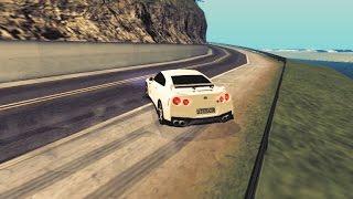 Заколхоженный Nissan GTR 2017 на топ дрифт настройках!  MTA SA CCDplanet 4 server!