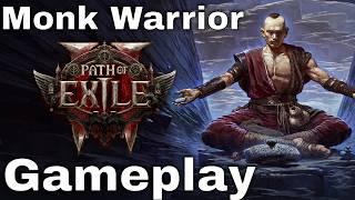 [Path of Exile 2 Gameplay] Monk Warrior - Act1 Act2 - Couch Co-Op Gameplay