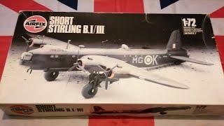 Airfix 1/72 short stirling rare vintage kit