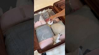 *ASMR* SUITCASE PACKING! #asmr #satisfying #packing #packingcubes #travel #suitcase #travelfinds