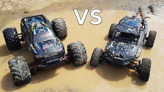 XINLEHONG 9125 VS WLTOYS 12428 B - RC Cars Monster Truck OFF Road Comparison