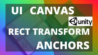 CANVAS,RECT TRANSFORM,ACHORS...Everything you need to create a generic UI for all screen sizes.