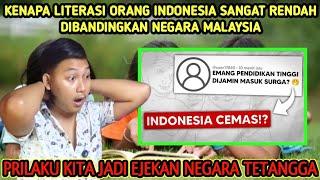 Kenapa Literasi Orang Indonesia Sangat Rendah Bahkan Kelakuan Kita Jadi Ejekan Negara Tetangga?