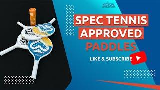 Spec Tennis Approved Paddles