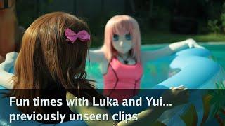 Cute Kigurumi swimsuit fun with Luka and Yui