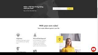 Visuality - Self Improvement and Life Coach WordPress Theme success passive income Website Builder