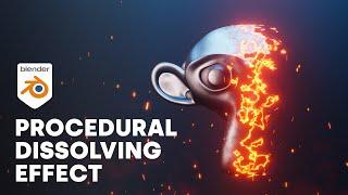 Procedural Dissolving Effect (Blender Tutorial)