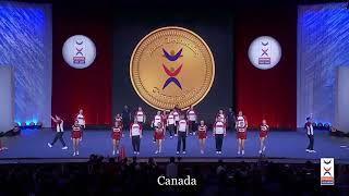 Team Canada Co Ed Premier ICU World Cheerleading Championships 2022 Day 1