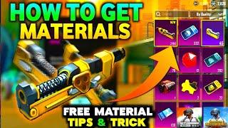 How I Got FREE MATERIAL in BGMI | Bgmi Me Material Kaise le | How to Get Free Mini Material in Pubg