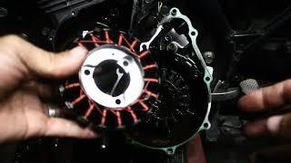 Sunog na STATOR COIL ng HONDA TMX SUPREMO