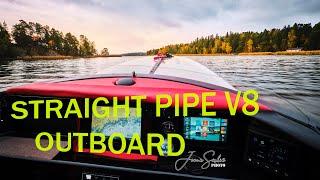 Straight piped V8 Mercury Nitra 22 goes evening ride - PURE SOUNDS