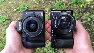 Обзор SONY a6000 vs Canon m50