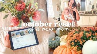 PRODUCTIVE OCTOBER RESET ROUTINE | Clean with Me, Goal Setting & Self-Care