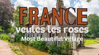 Walking Tour of Veules Les Roses | France's most beautiful village.