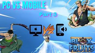 ️ BLOX FRUIT | PC VS MOBILE Part.3 | NOOBMASTER123 VS SAWCYG | WHO WILL WIN?!?!?!? ️