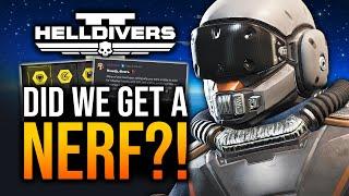 Helldivers 2 - Devs Stealth Nerf Booster, DSS Bug & Illuminate Hint Possibility!